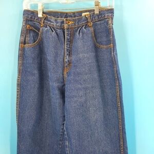 Vintage 90s Brittania high waist medium wash cotton jeans 12